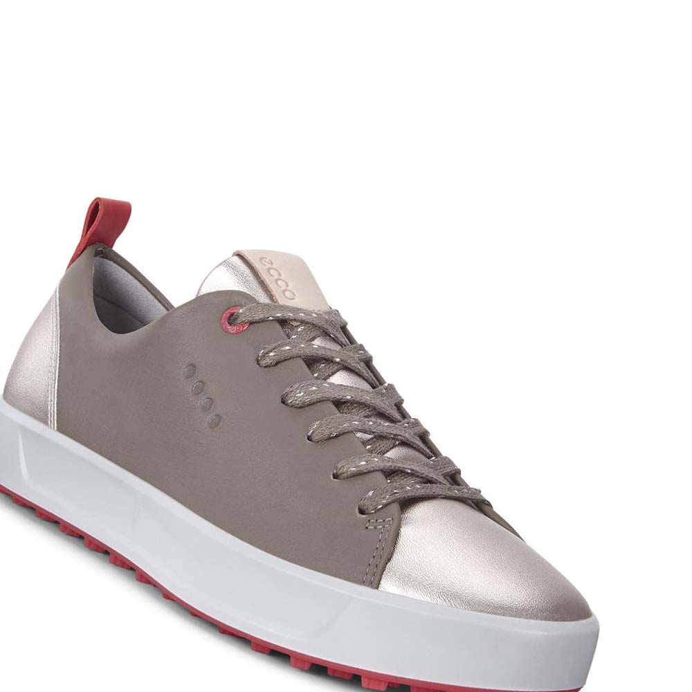 Women's Ecco Soft Golf Shoes Grey | USA 132AHK